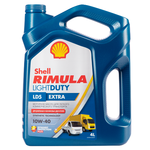 Моторное масло SHELL 10W40 RIMULA LD5 EXTRA, 4л